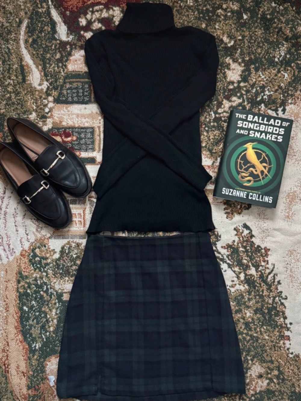 Women’s Green Plaid Skirt